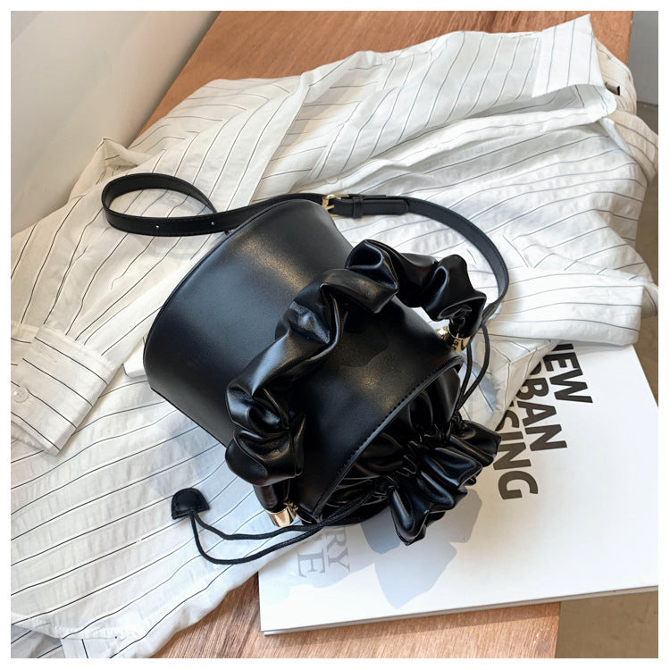 Pu Leather Bucket Bag HB1335