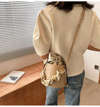 Pu Leather Bucket Bag HB1335