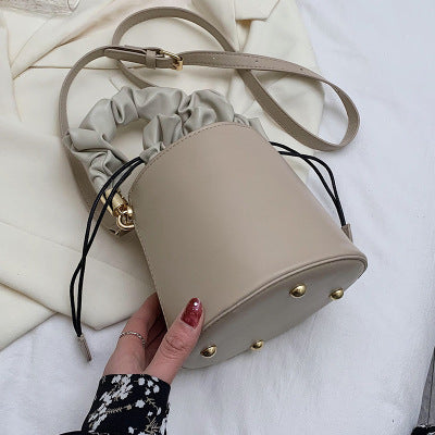 Pu Leather Bucket Bag HB1335