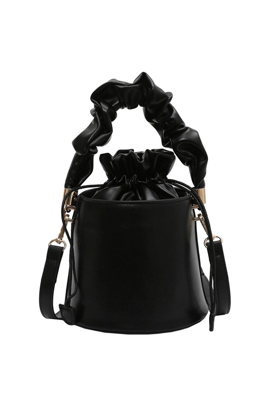 Pu Leather Bucket Bag HB1335