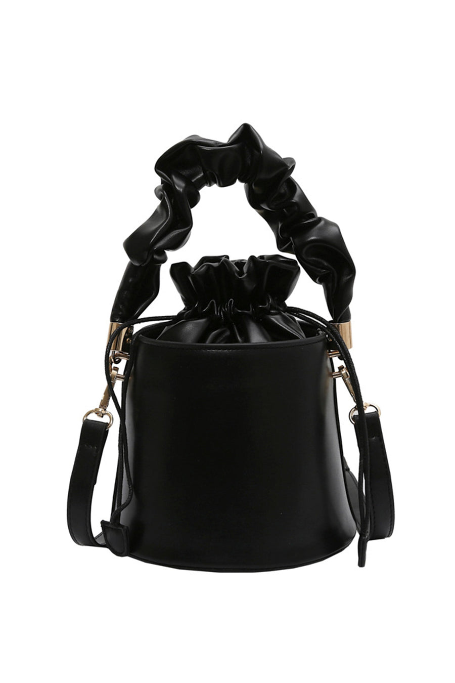 Pu Leather Bucket Bag HB1335