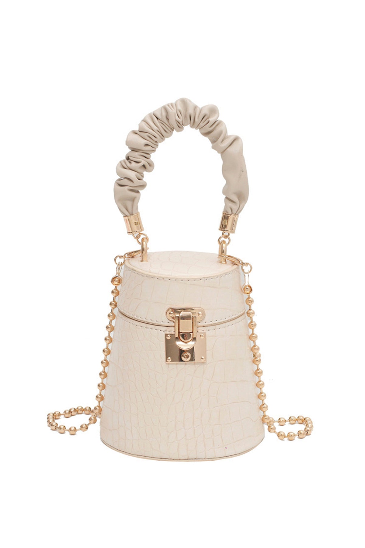 Crocodile Pattern Pu Leather Bucket Bag HB1336