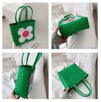 Flower Straw Tote Bag HB1376