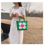 Flower Straw Tote Bag HB1376