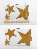 Star Acrylic Rectangle Evening Bag HB1383