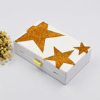 Star Acrylic Rectangle Evening Bag HB1383