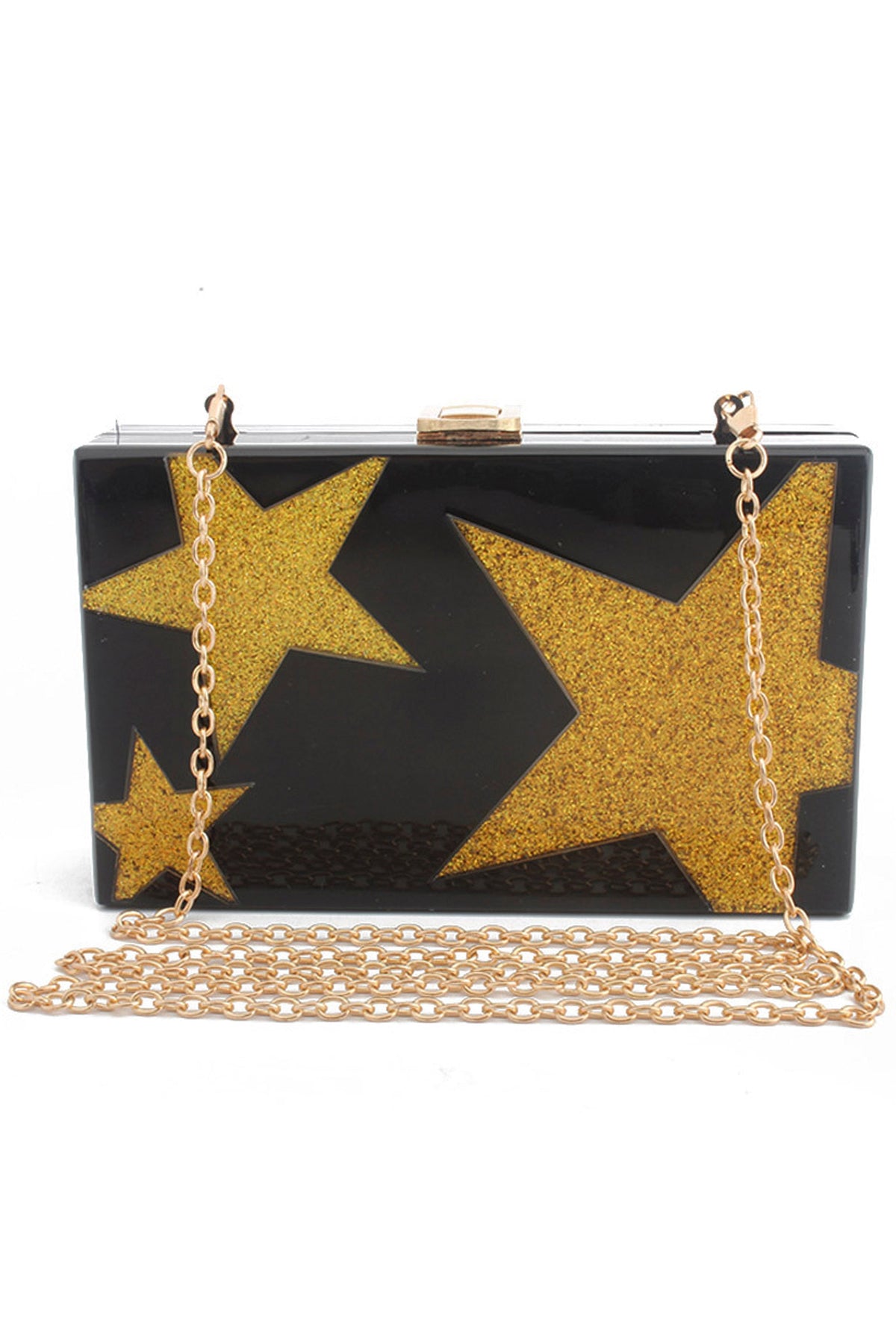 Star Acrylic Rectangle Evening Bag HB1383