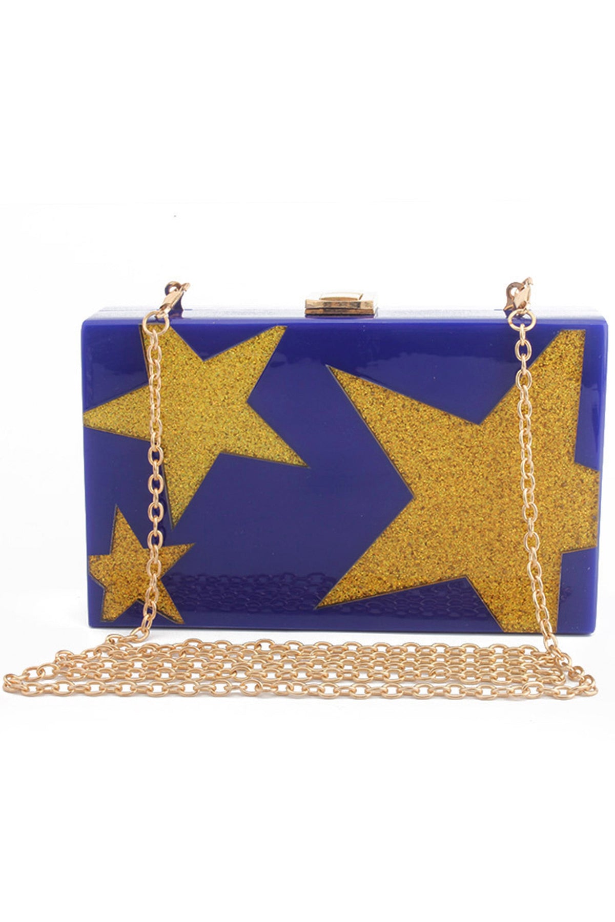 Star Acrylic Rectangle Evening Bag HB1383