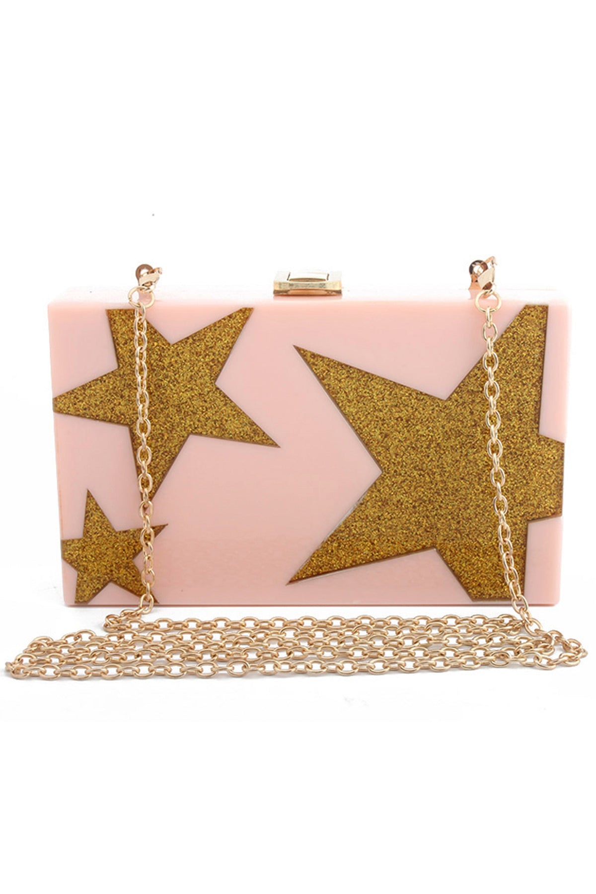 Star Acrylic Rectangle Evening Bag HB1383