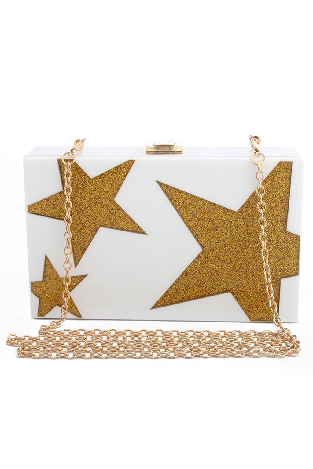 Star Acrylic Rectangle Evening Bag HB1383