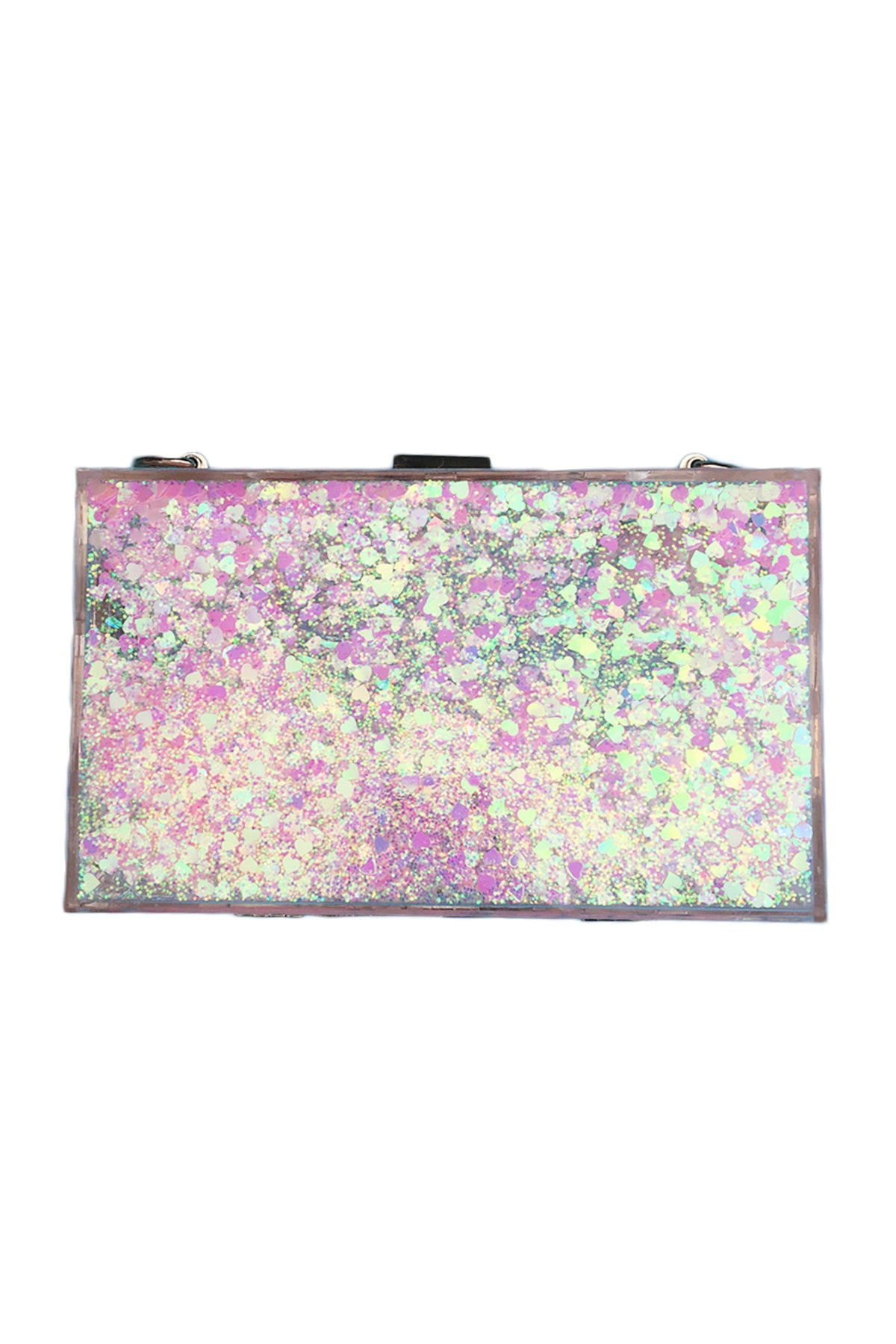 Heart Square Acrylic Crossbody HB1418