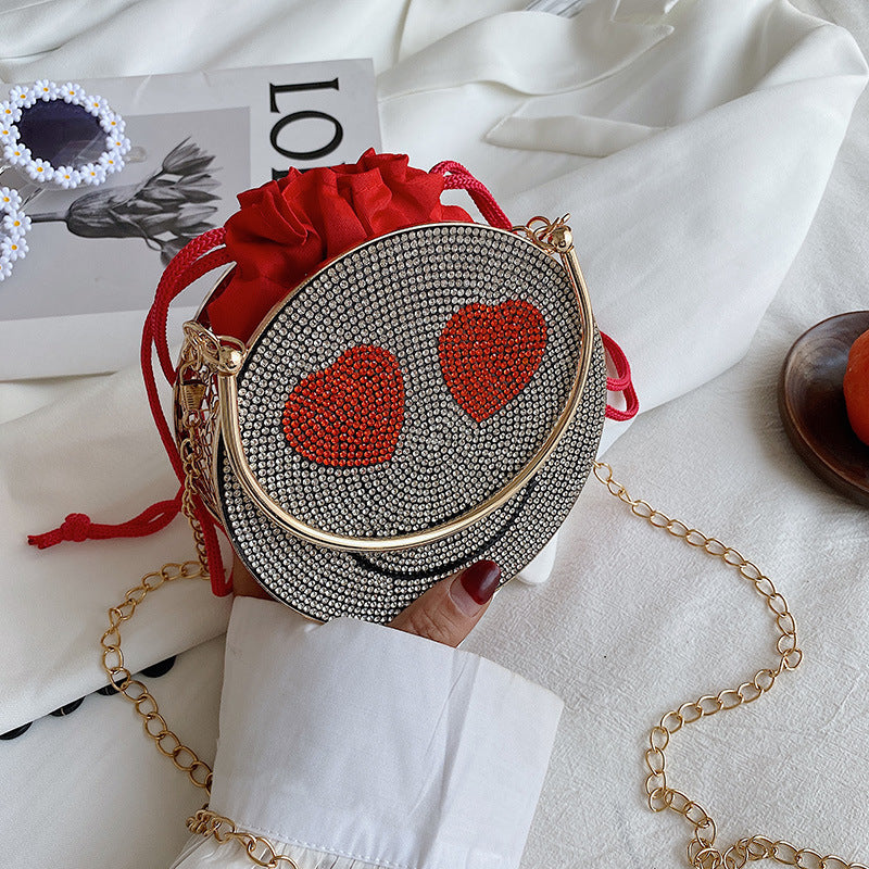 Smiley Rhinestone Crossbody HB1436