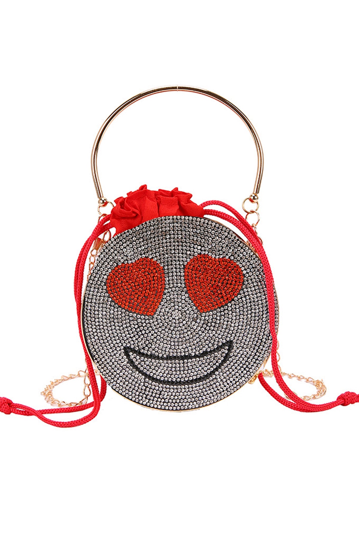 Smiley Rhinestone Crossbody HB1436