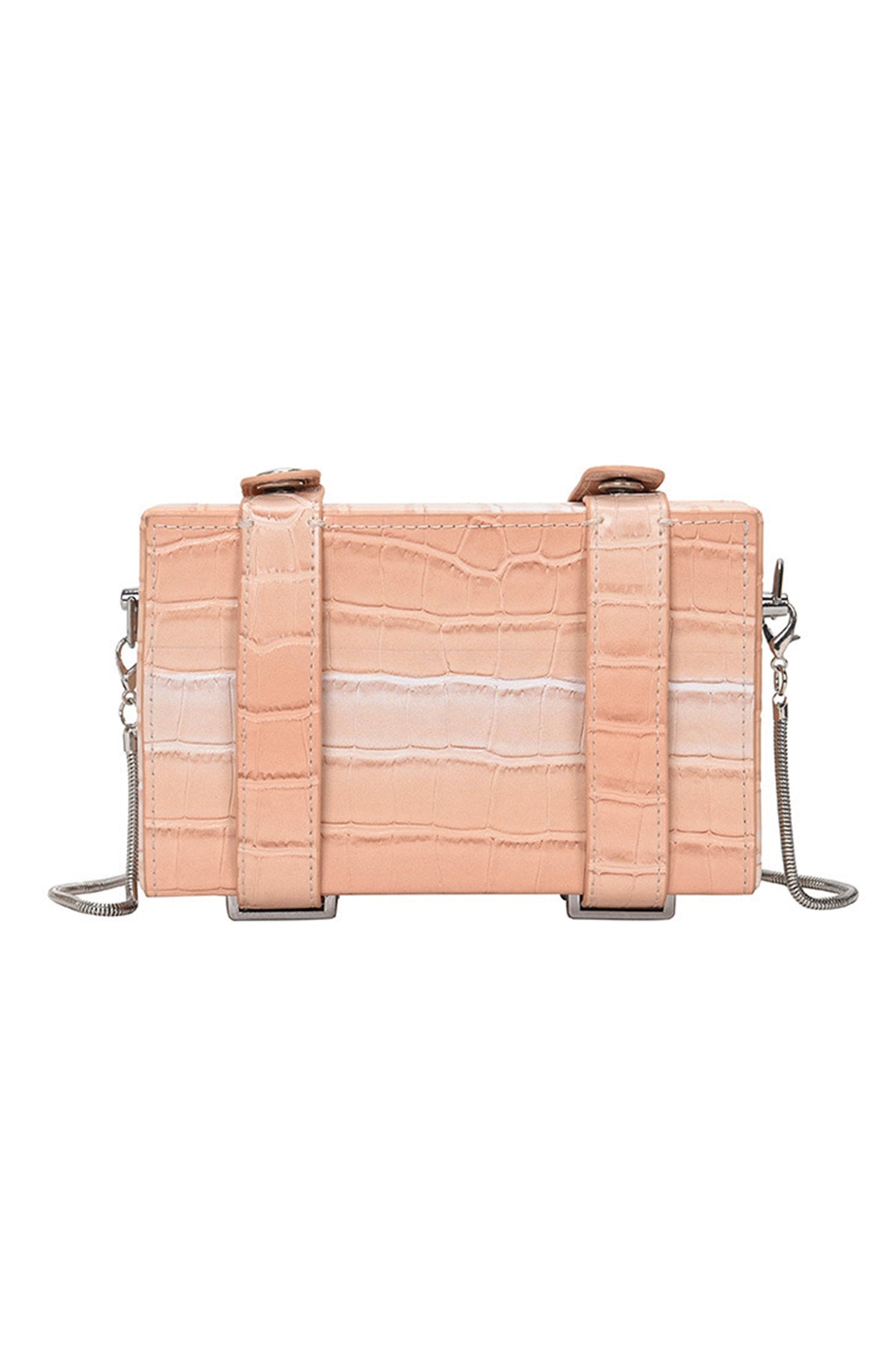 Texture Box Pu Leather Crossbody HB1438