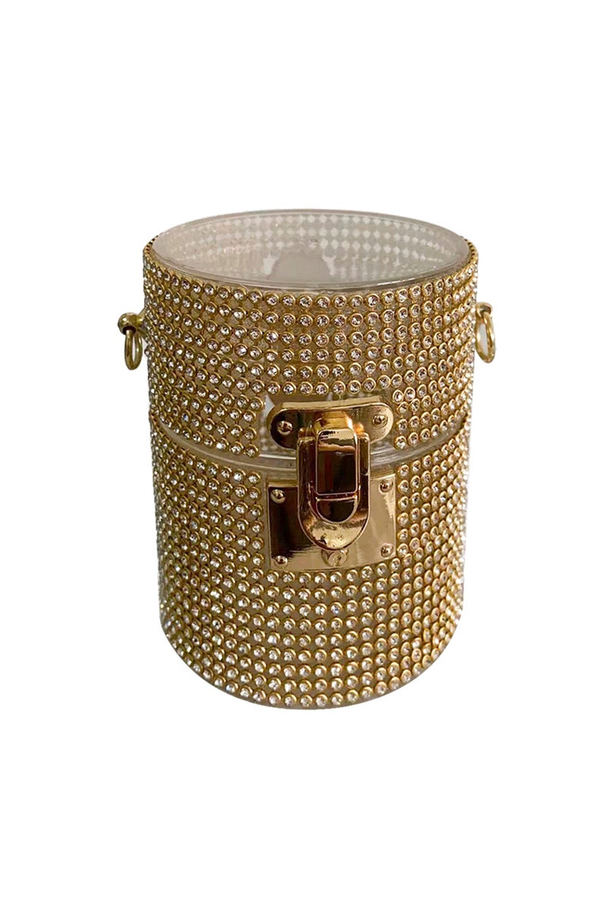Rhinestone Acrylic Cylinder Bag HB1481
