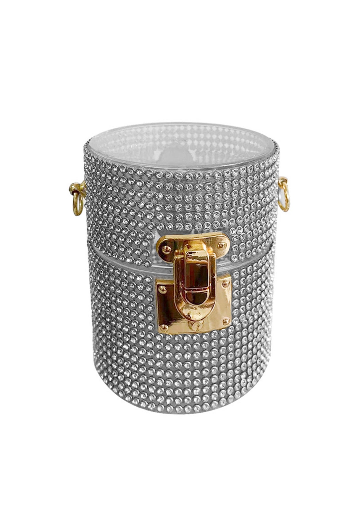Rhinestone Acrylic Cylinder Bag HB1481