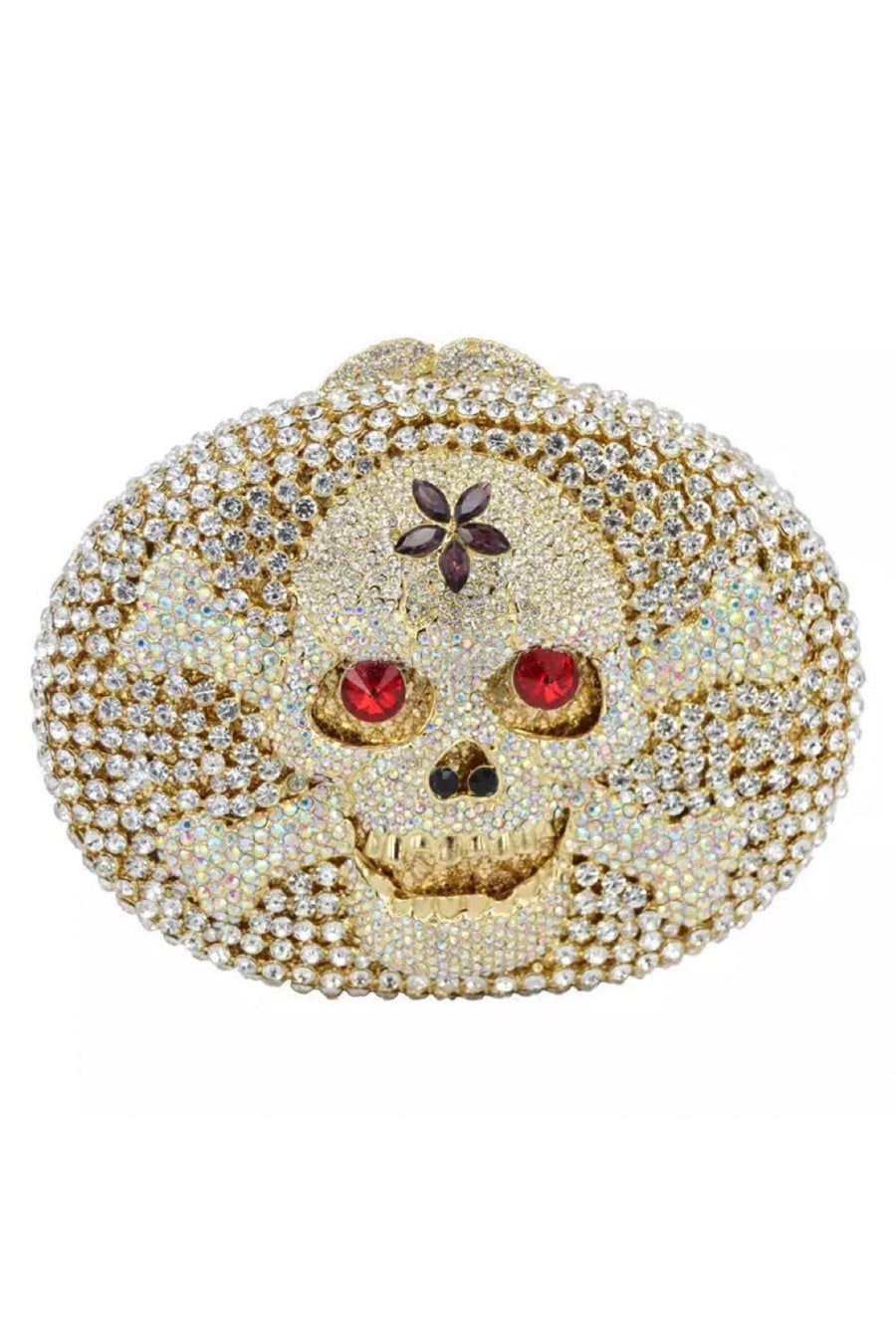 Skull Rhinestone Evening Bag HB1504
