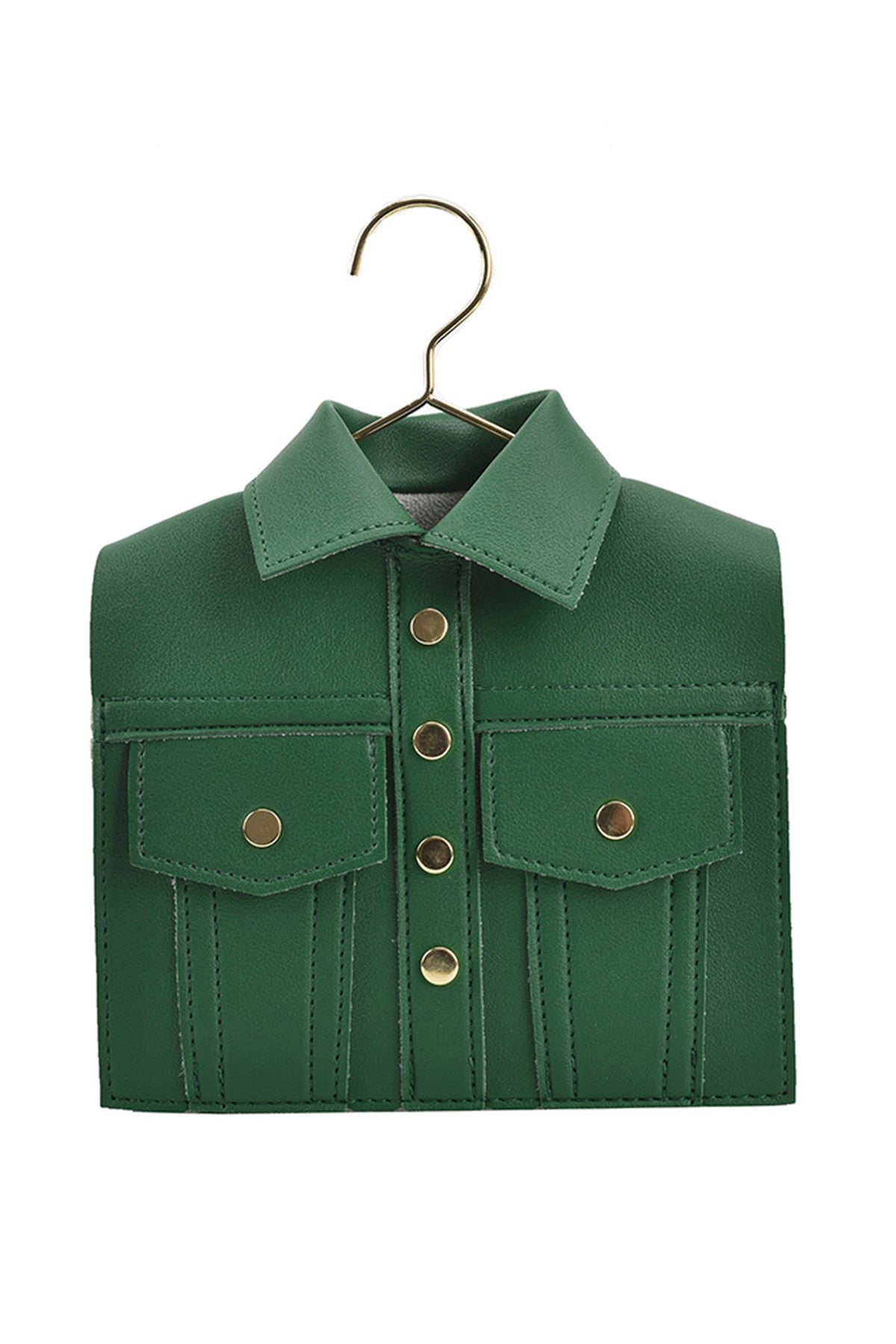 Shirt Cloth Pu Leather Crossbody HB1527