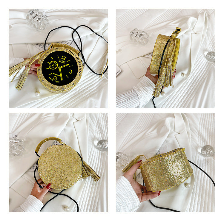 Watch Tassel Pu Leather Crossbody HB1528