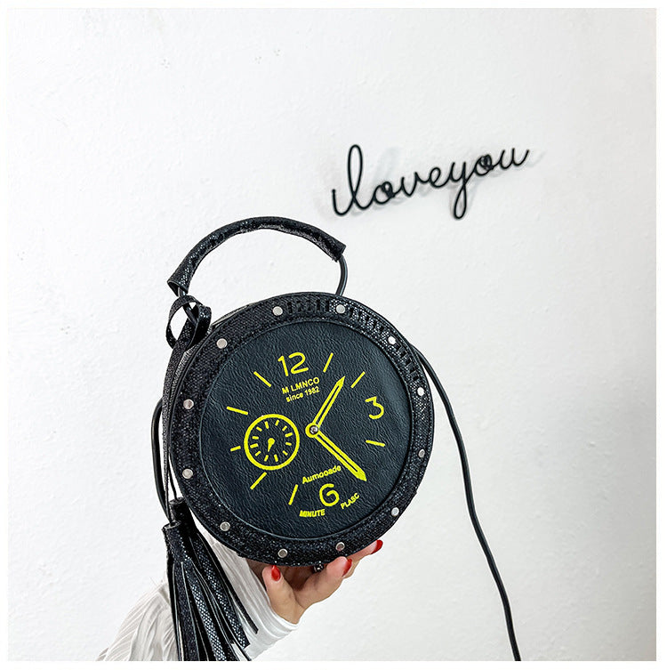 Watch Tassel Pu Leather Crossbody HB1528