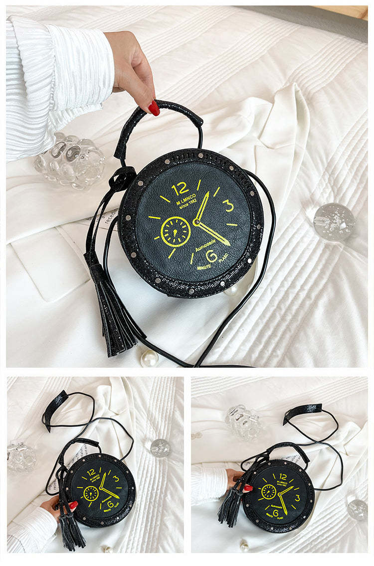 Watch Tassel Pu Leather Crossbody HB1528
