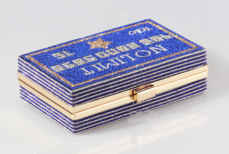Credit Card Rhinestone Clutch HB1549