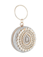 Rhinestone Cricle Evening Bag HB1554
