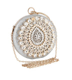Rhinestone Cricle Evening Bag HB1554