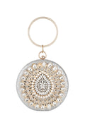 Rhinestone Cricle Evening Bag HB1554