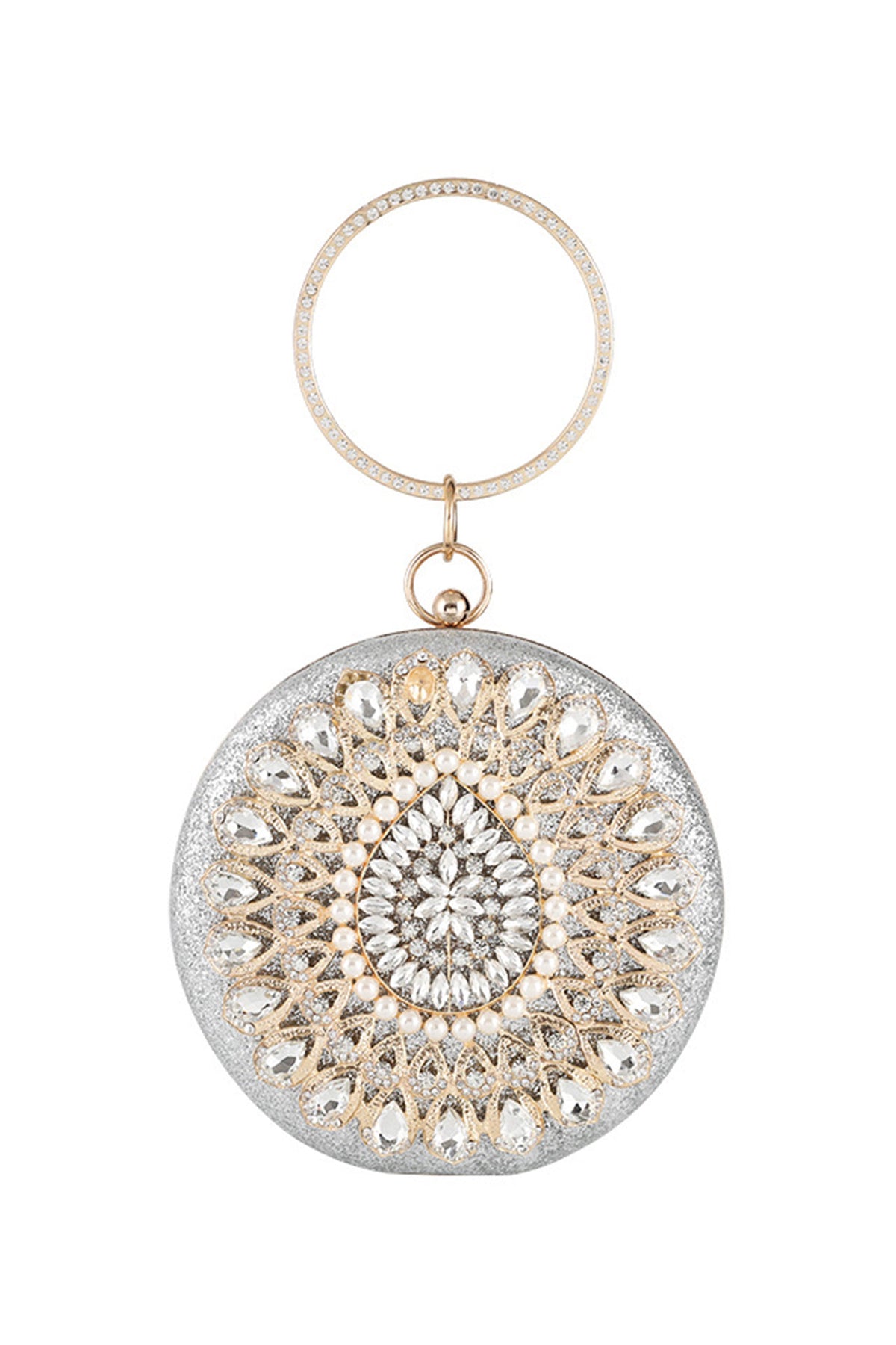Rhinestone Cricle Evening Bag HB1554