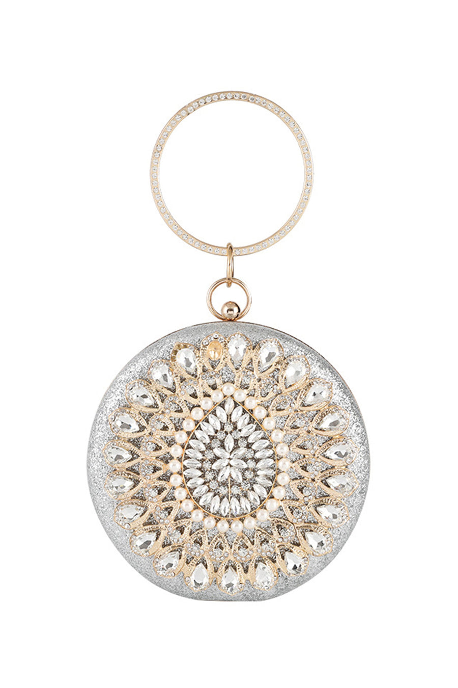 Rhinestone Cricle Evening Bag HB1554