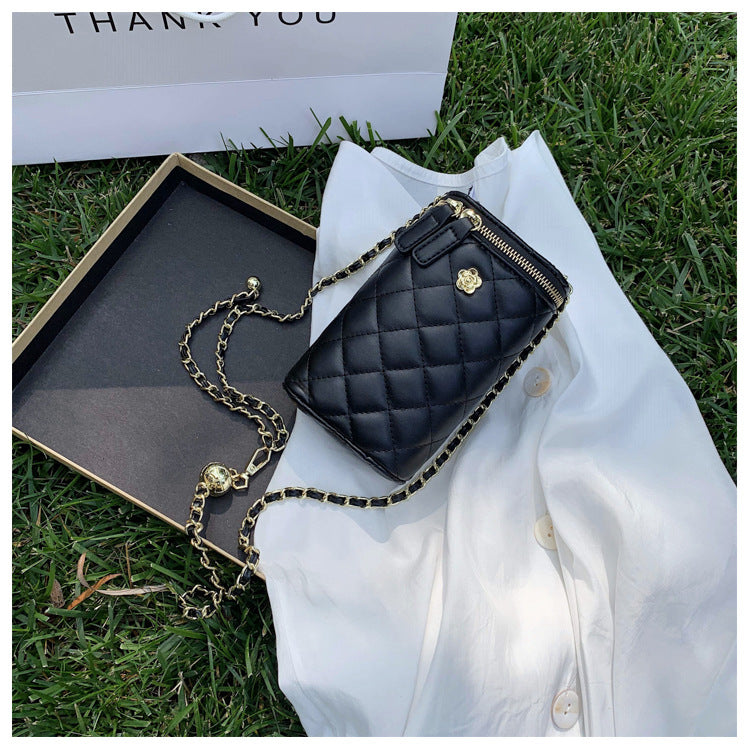 Rhombus Pu Leather Phone Bag HB1561