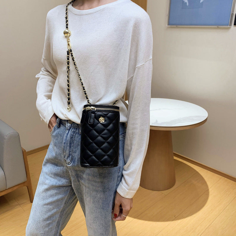Rhombus Pu Leather Phone Bag HB1561