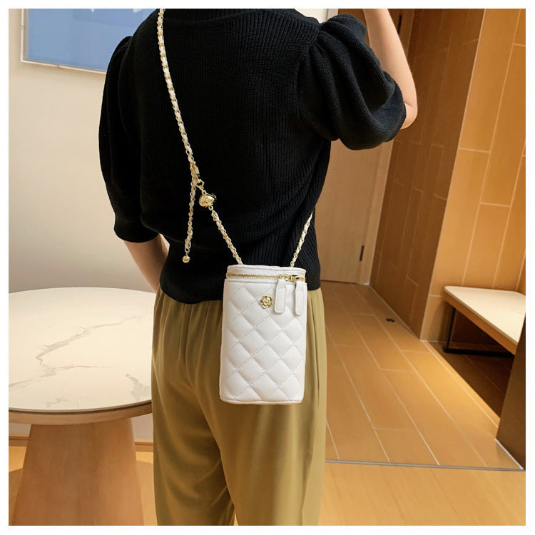 Rhombus Pu Leather Phone Bag HB1561
