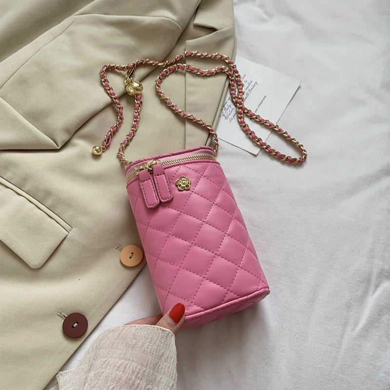 Rhombus Pu Leather Phone Bag HB1561