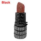 Lipstick Rhinestone Evening Bag HB1572