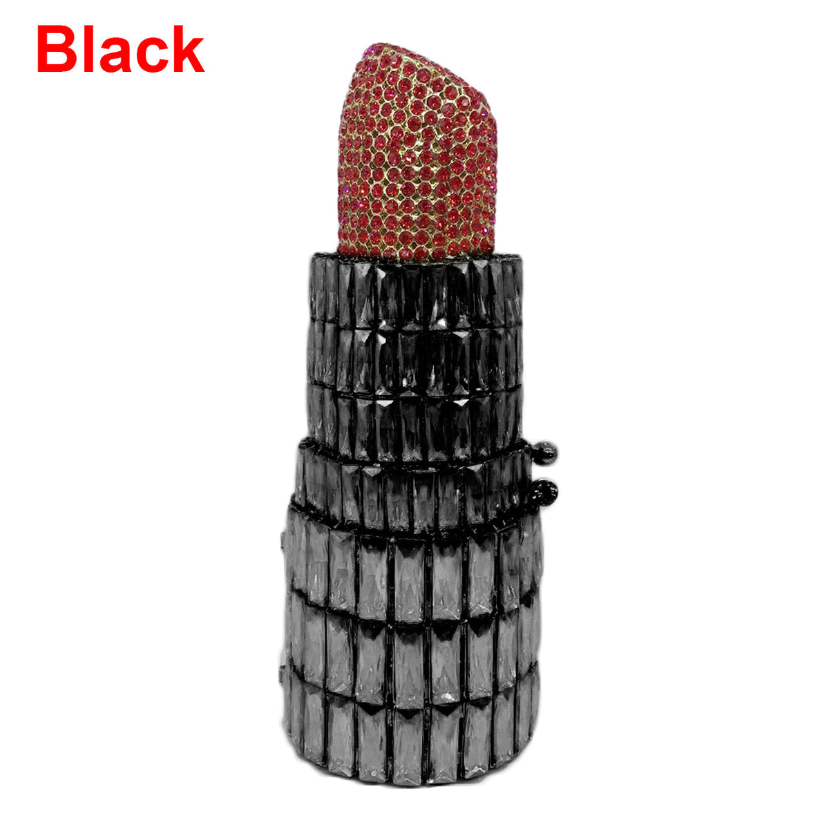 Lipstick Rhinestone Evening Bag HB1572