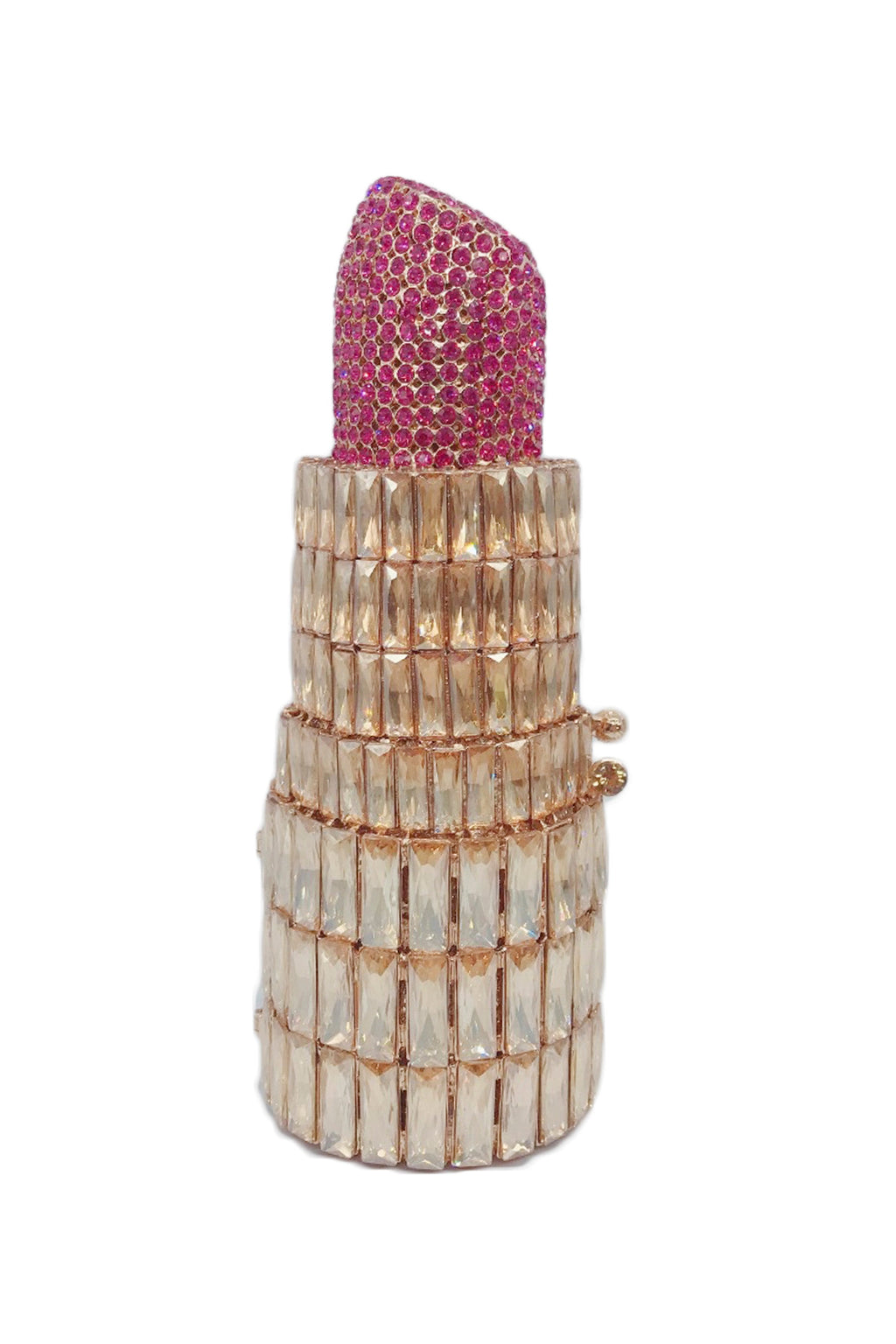 Lipstick Rhinestone Evening Bag HB1572