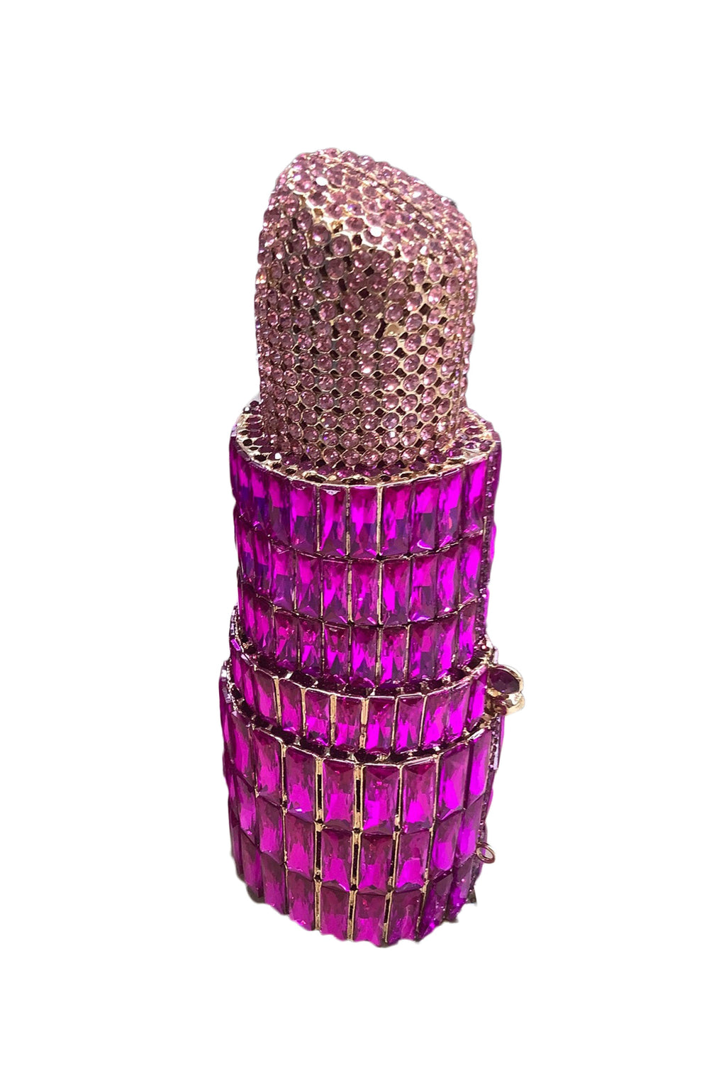 Lipstick Rhinestone Evening Bag HB1572