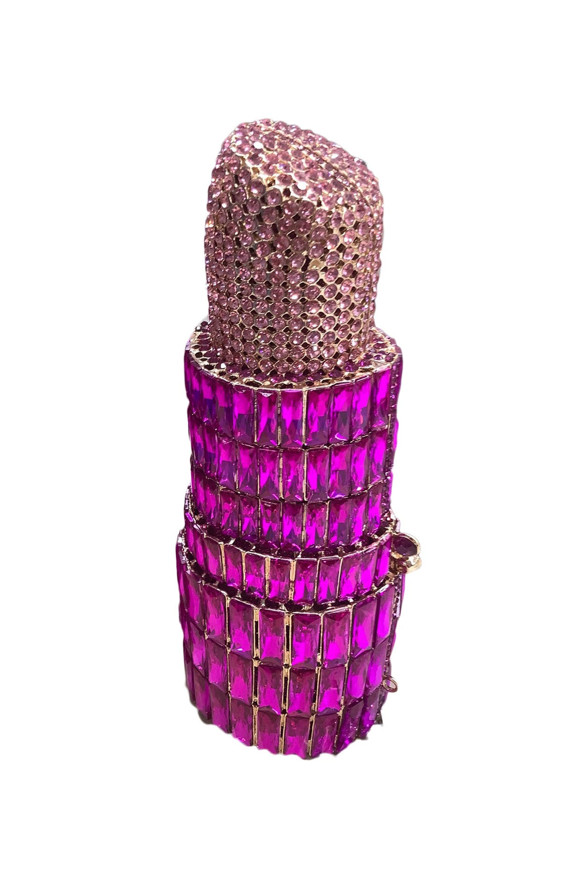 Lipstick Rhinestone Evening Bag HB1572