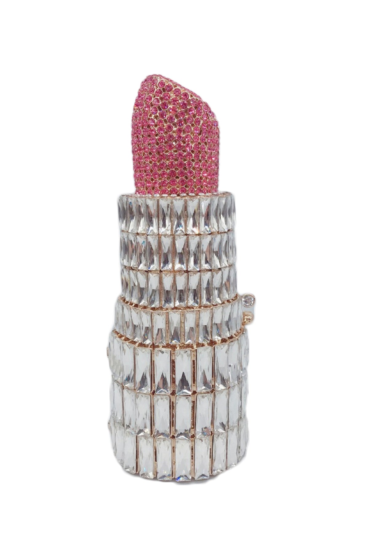 Lipstick Rhinestone Evening Bag HB1572