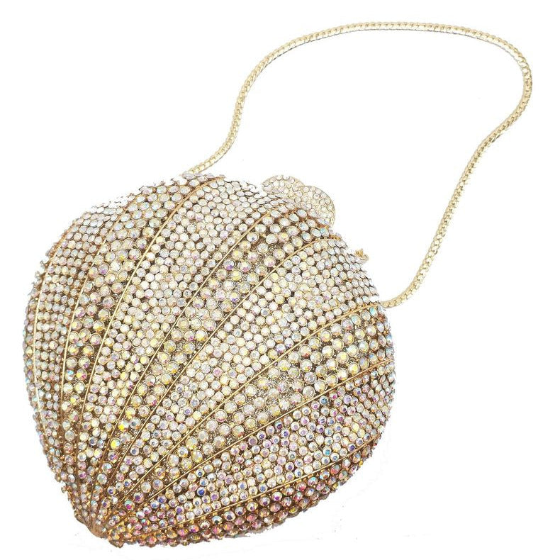 Shell Rhinestone Evening Bag HB1579