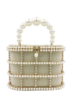Euro Style Pearl Rhinestone Clutch HB1591