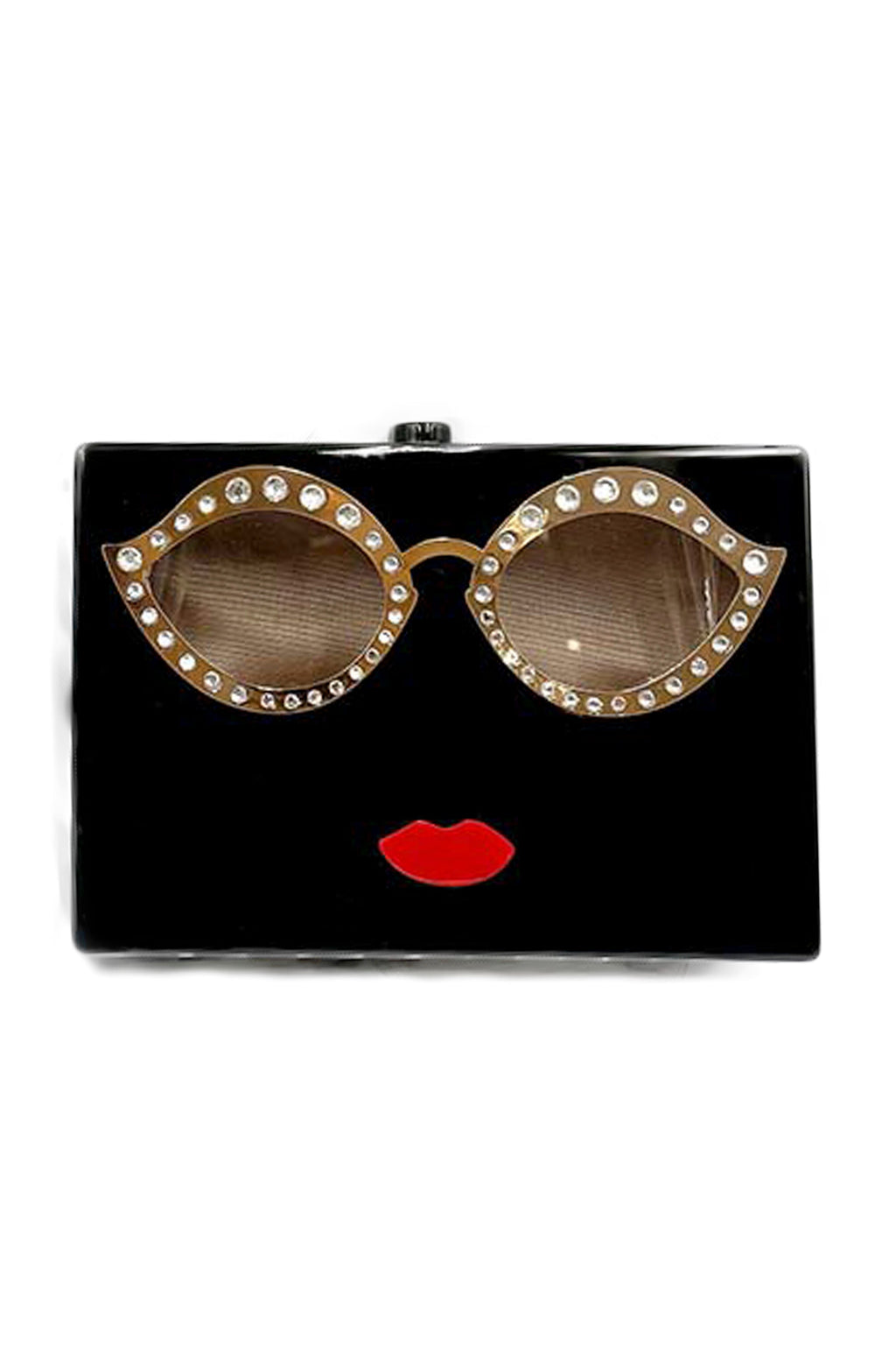 Glasses Acrylic Square Handbags HB1595