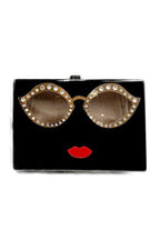 Glasses Acrylic Square Handbags HB1595