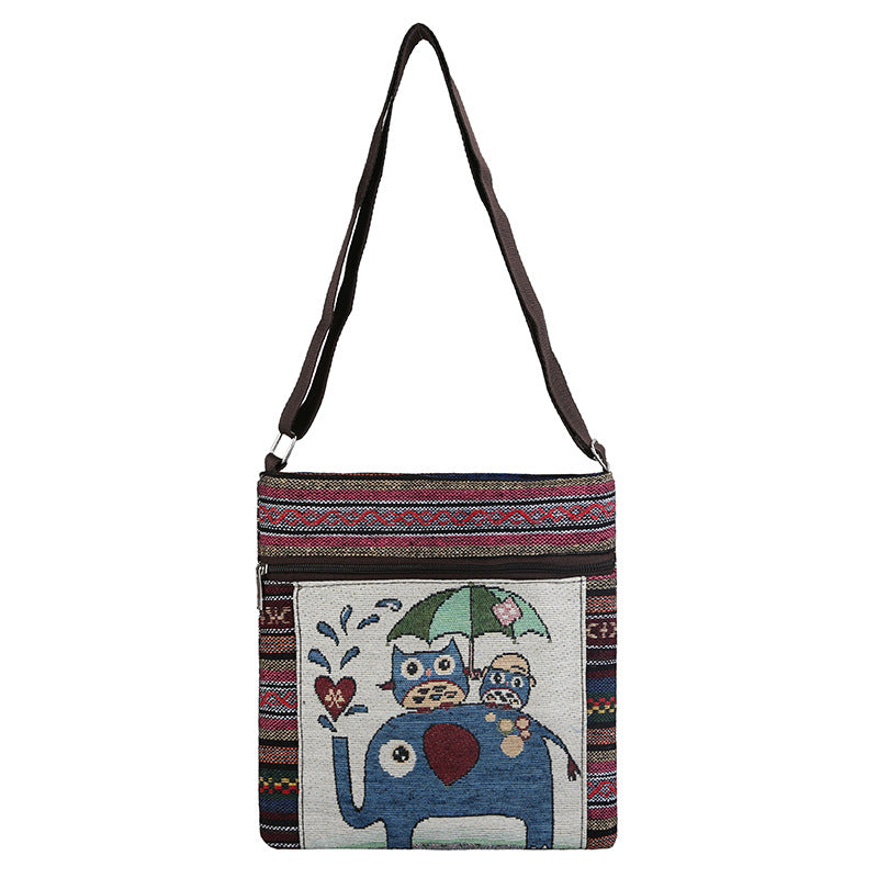 Elephant Canvas Crossbody HB1623