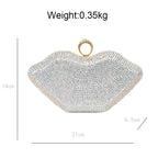 Lip Mouth Rhinestone Bag HB1642
