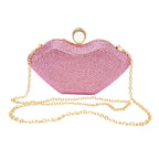 Lip Mouth Rhinestone Bag HB1642