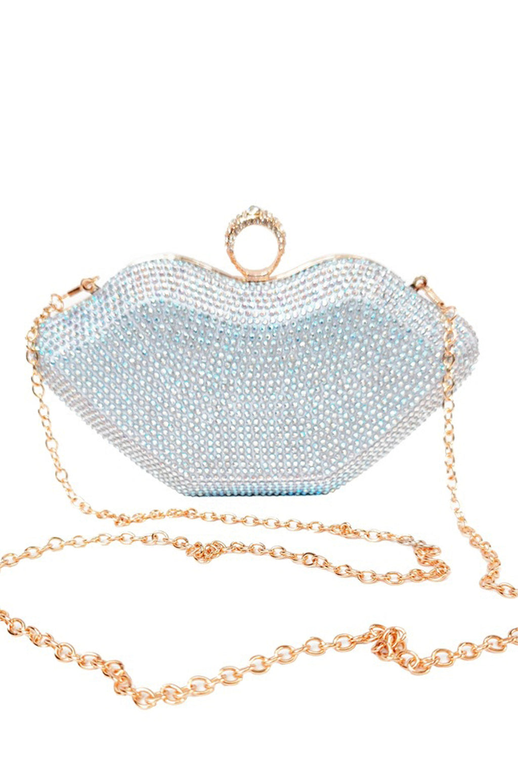 Lip Mouth Rhinestone Bag HB1642