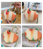 Multicolor Heart Acrylic Bag HB1648